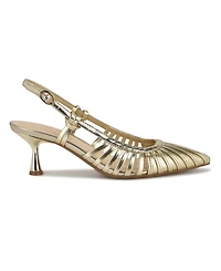 Nine West Women's Resta Pointy Toe Slingback Pumps