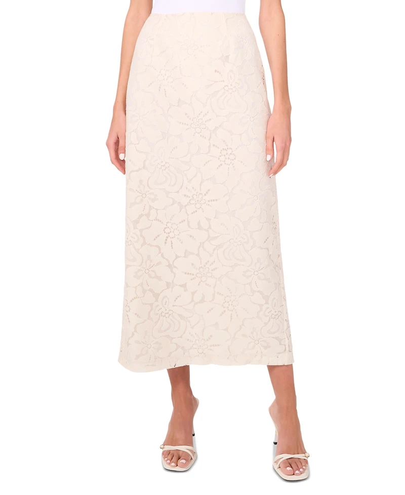Parker Women's The Londyn Lace Slit-Back Midi Skirt