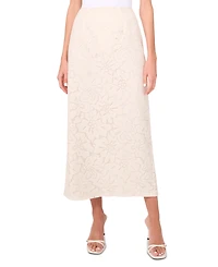 Parker Women's The Londyn Lace Slit-Back Midi Skirt