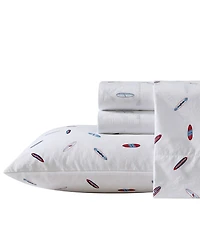 Nautica Printed 200-Thread Count Cotton Percale 3-Pc. Sheet Set, Twin Xl