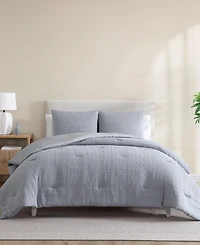 Nautica Nautical Stitch Chambray -Pc. Comforter Set