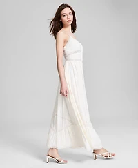 And Now This Women's Lace-Inset Fit & Flare Maxi Dress, Exclusively at Macy's
