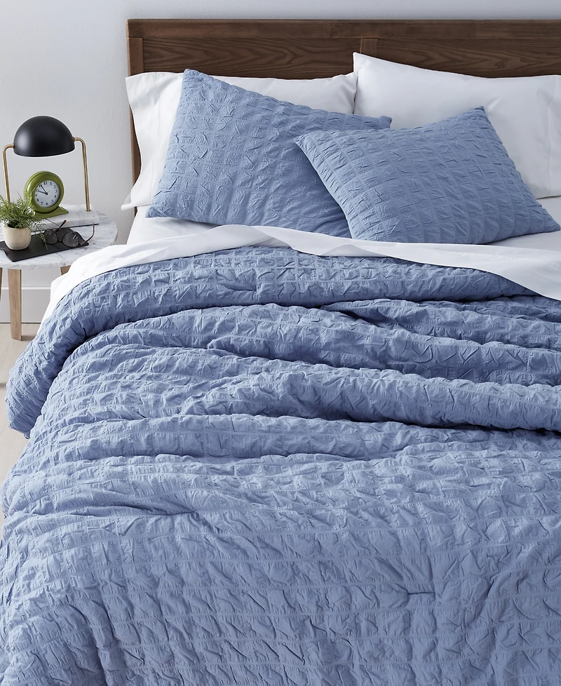 Arch Studio Seersucker 3-Pc. Comforter Set, Full/Queen, Exclusively at Macy's