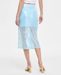 Bar Iii Women's Sequin Midi Skirt, Exclusively at Macy's