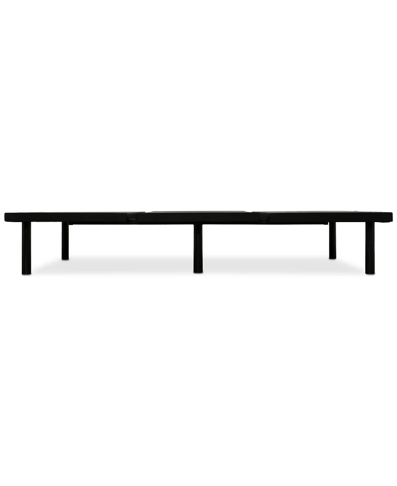 Primo International Airflow Black Upholstered Platform Bed Frame