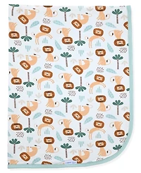 Max & Olivia Newborn Reversible Swaddle Blanket