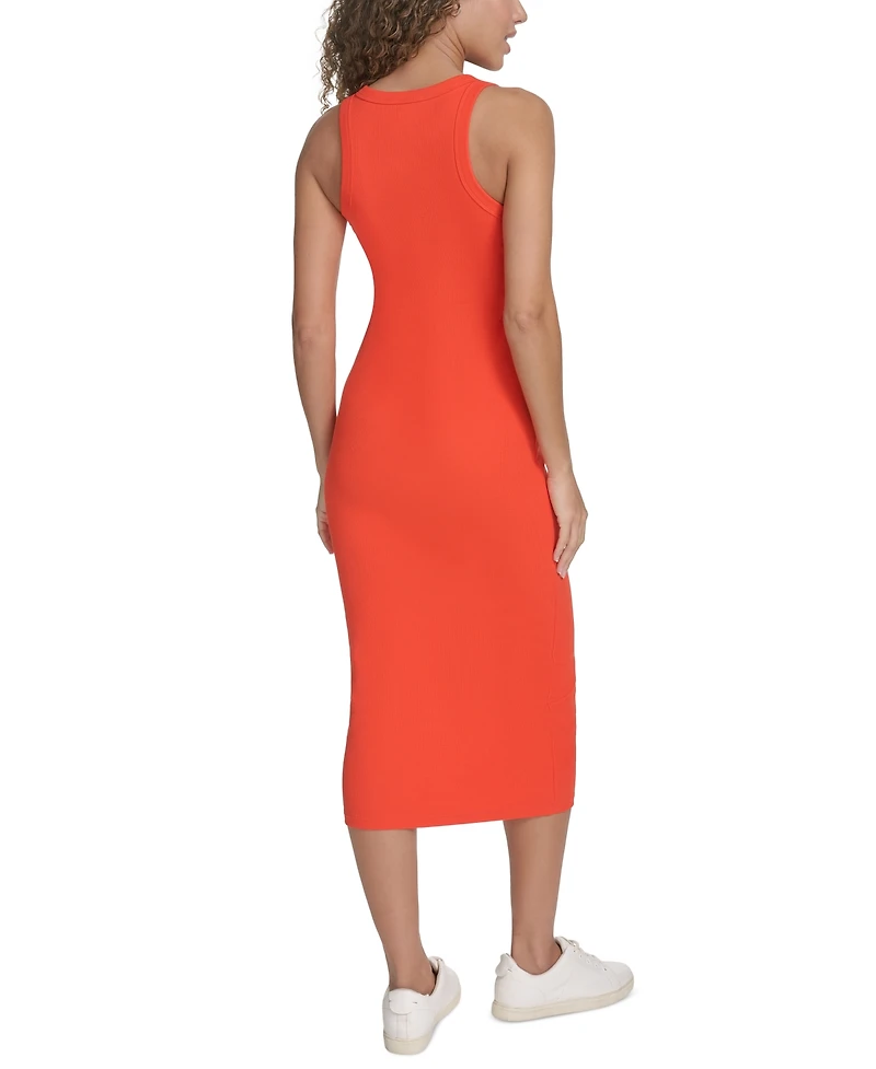 Starter Women's Cotton-Blend Ribbed-Knit Tank Dress