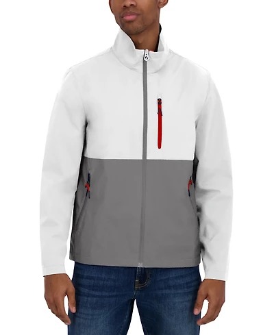 Nautica Men's Zip-Front Lightweight Packable Track Jacket