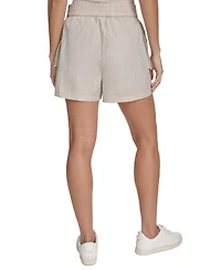 Starter Women's Nylon Zip-Pocket Pull-On Cargo Shorts