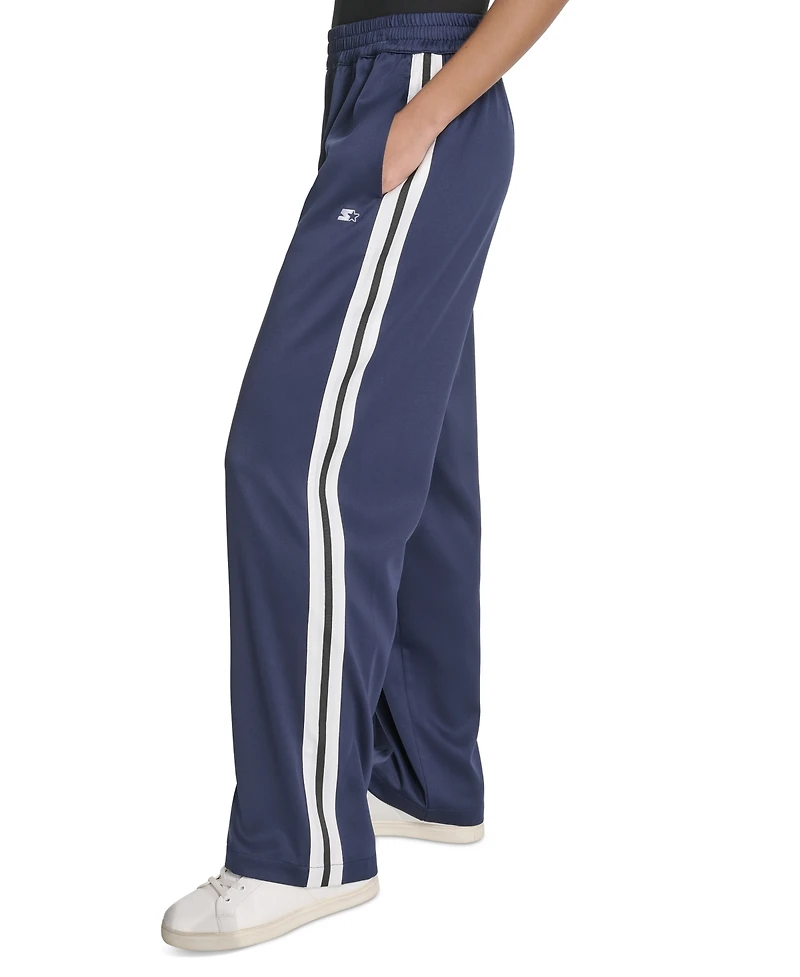 Starter Women's Side-Stripe Full-Length Track Pants