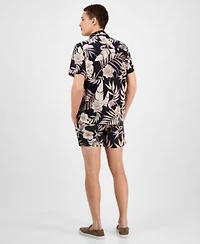 Hugo Boss Mens Beach Shirt Piranha Swim Trunks