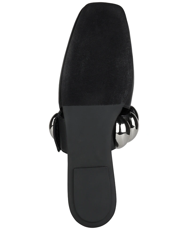 Jeffrey Campbell Manon Dome-Studded Slingback Flats