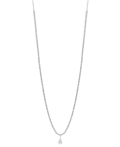 Grown With Love Lab Grown Diamond Pear & Round 20" Statement Necklace (5 ct. t.w.) in 14k White Gold