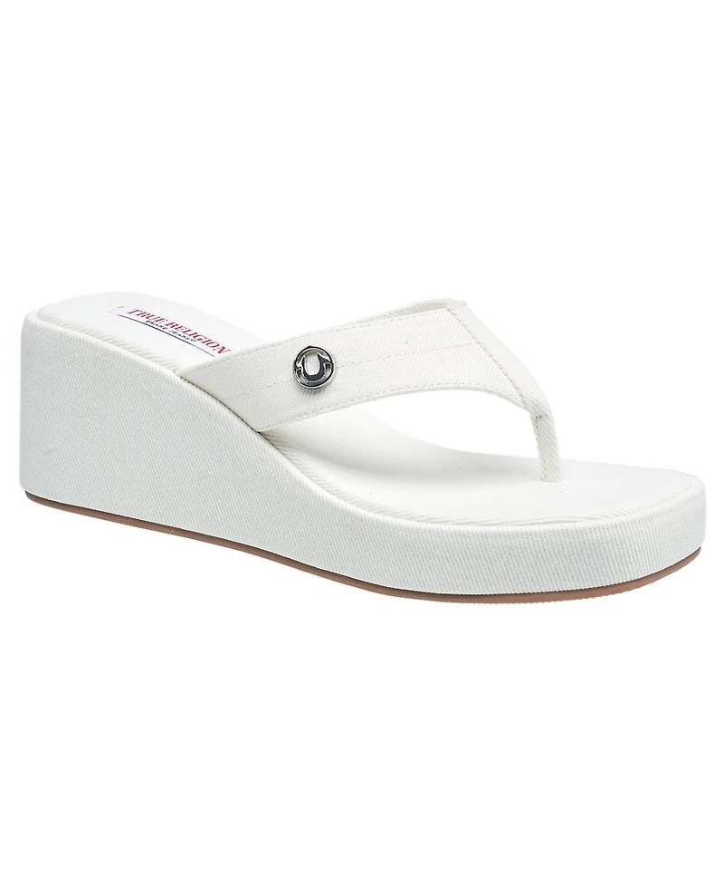 True Religion Latto Slip on Wedge Sandal