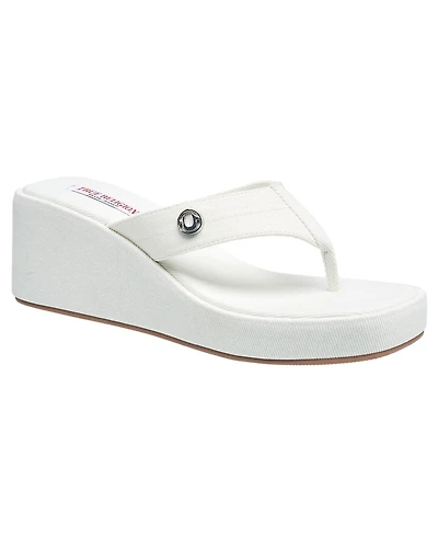 True Religion Latto Slip on Wedge Sandal