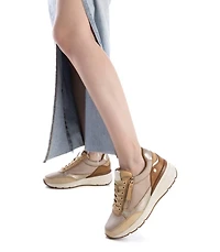 Carmela Collection Women's Leather Casual Sneakers By Xti