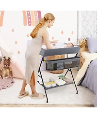 Gouun Baby Storage Folding Diaper Changing Table