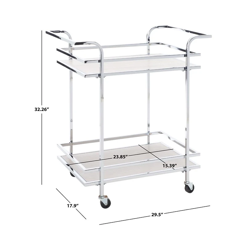 Lameris 2 Tier Bar Cart W Handle
