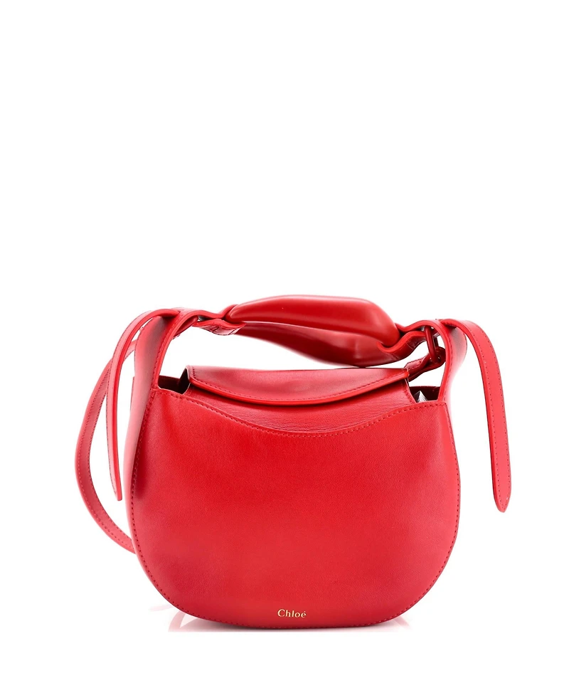 Pre-Owned Chloe Small Kiss Purse Bag Leather