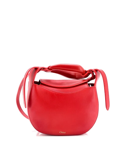 Pre-Owned Chloe Small Kiss Purse Bag Leather