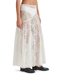Steve Madden Women's Veera Sheer Lace Maxi Skirt