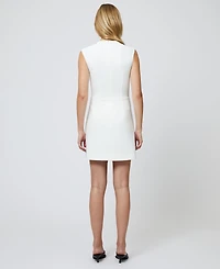 French Connection Women's Whisper Notched Square Neck Dress