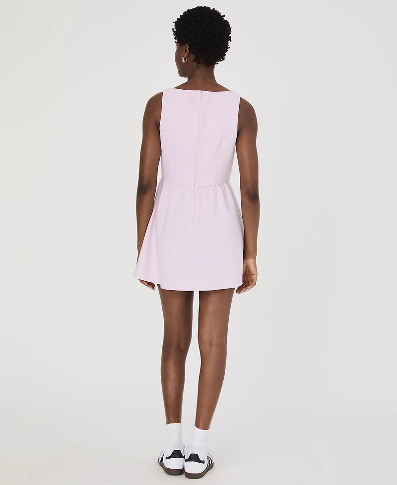 French Connection Women's Whisper Boat-Neck Dress