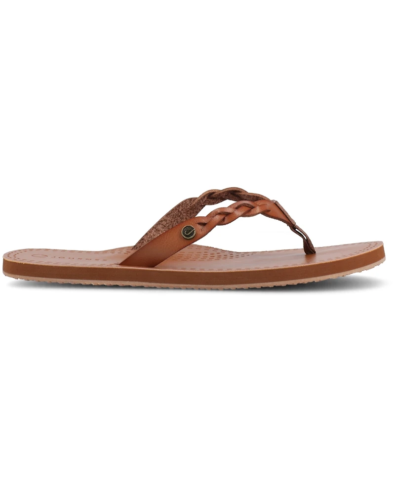 Journee Collection Tomi Braided Comfort Slip-On Flat Sandals