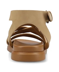 Journee Collection Women's Mistee Strappy Fisherman Flat Sandals