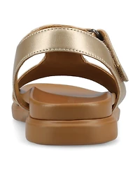 Journee Collection Women's Mira Footbed Flat Sandals