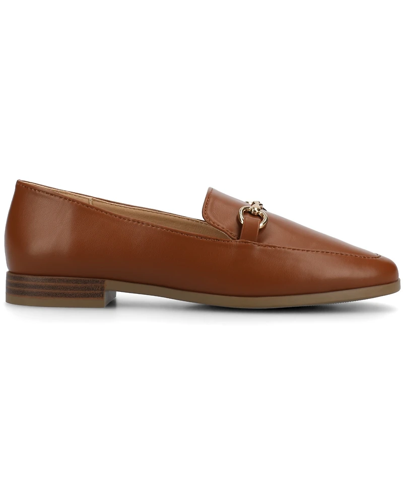 Journee Collection Women's Lacie Slide Op Tailored Loafers