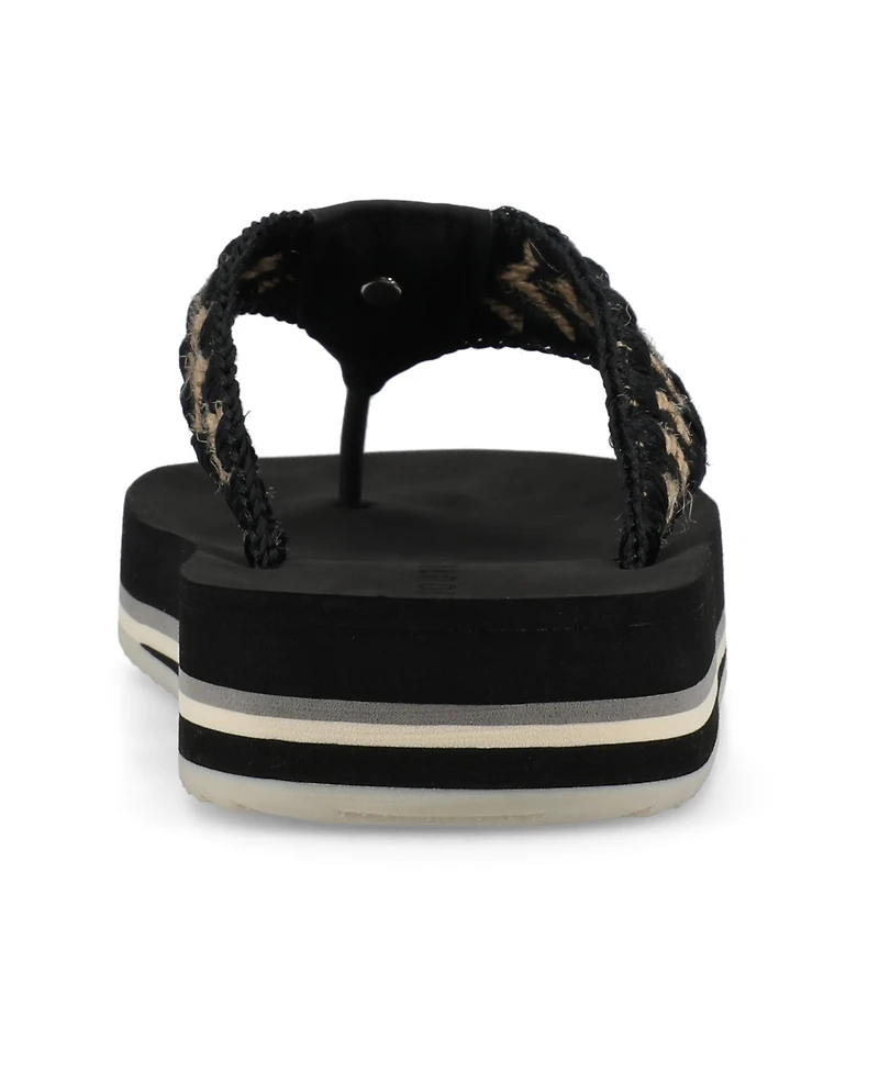 Journee Collection Women's Eloddie Slip-On Beach Sandals