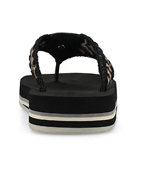 Journee Collection Women's Eloddie Slip-On Beach Sandals