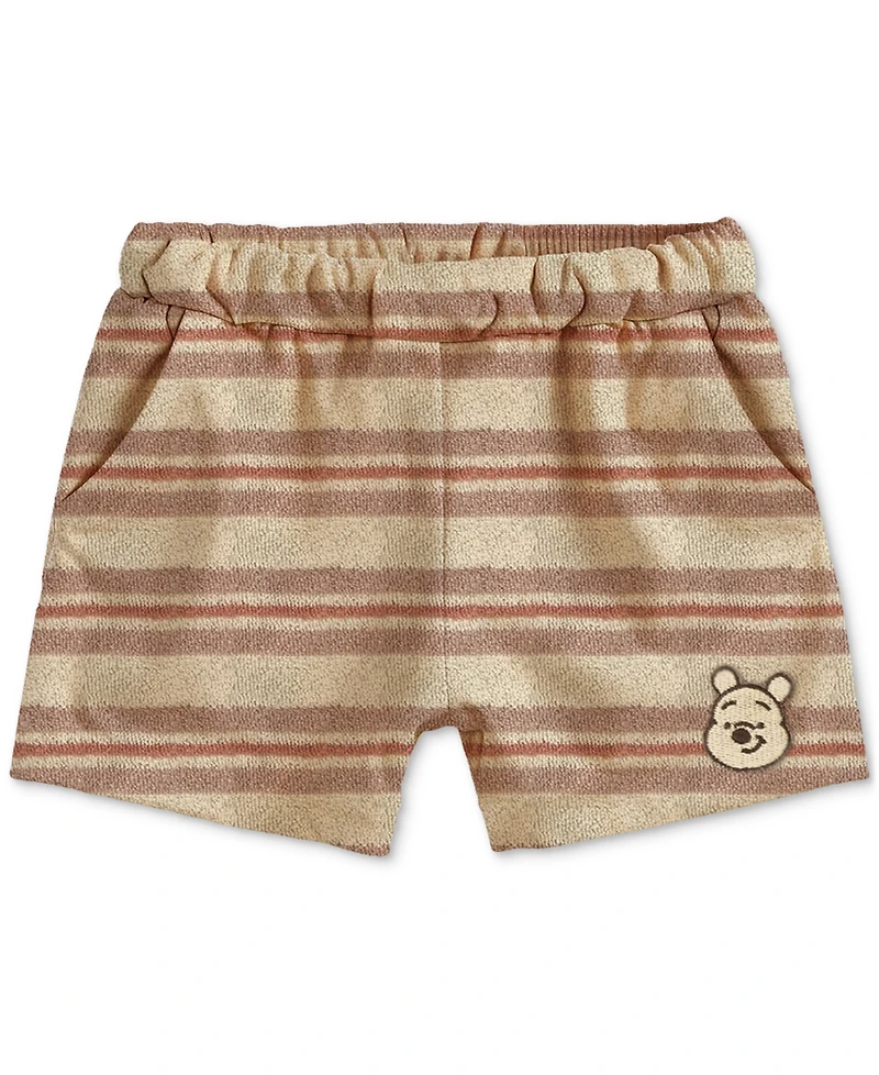Disney Baby Winnie-the-Pooh Terry Hoodie & Shorts, 2 Piece Set