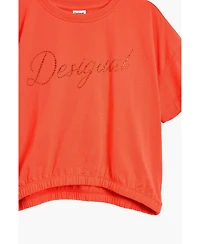 Desigual Girls Girls's t-shirt with strass