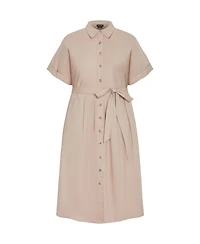 City Chic Women's Elly Shirt Dress