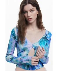 Desigual Women's Collina Strada cut-out T-shirt