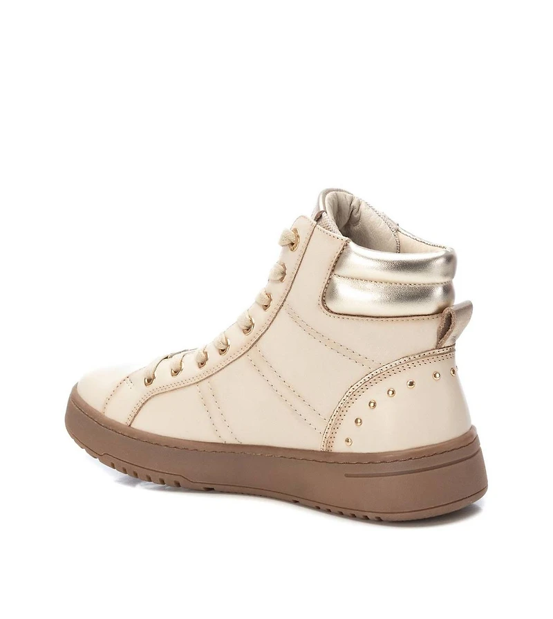 Carmela Collection Leather Sneaker Booties By Xti