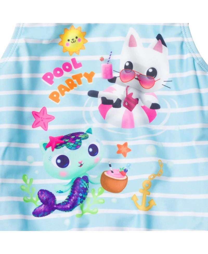 Gabby's Dollhouse Little Girls Dreamworks One Piece Bathing Suit