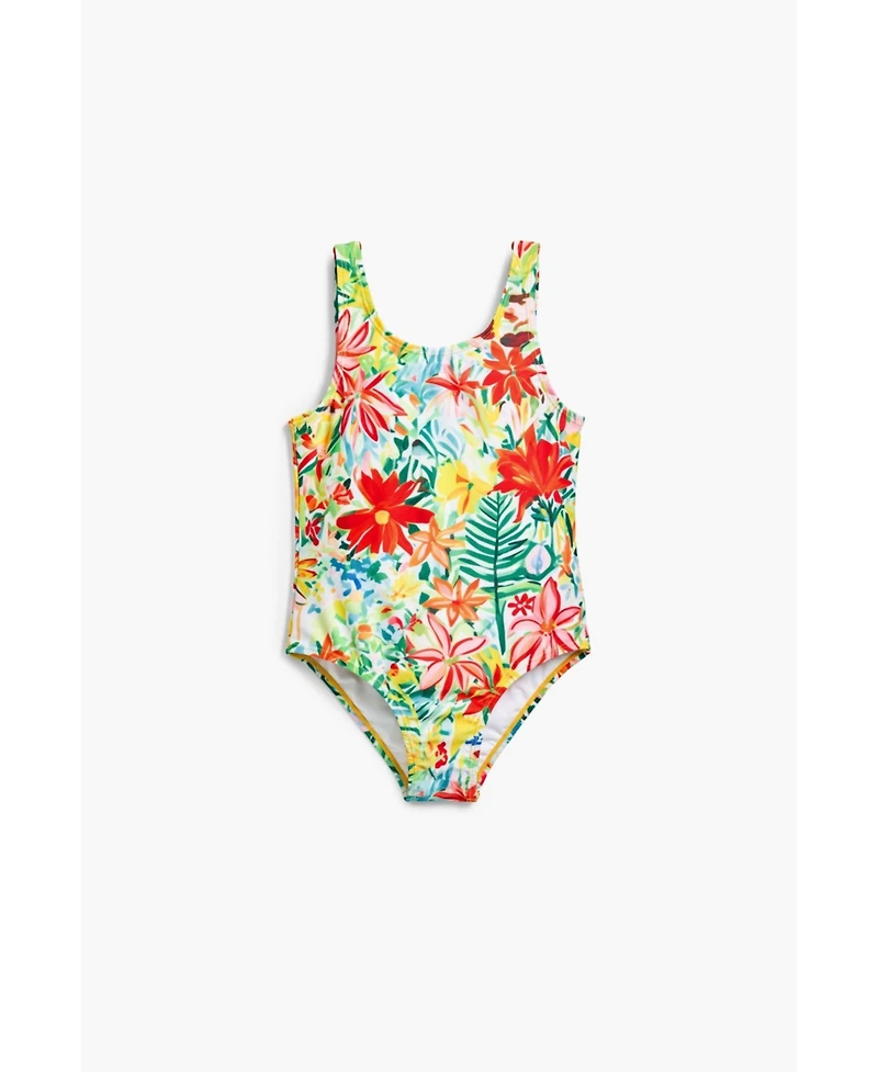 Desigual Girls Girls's Tropical print swimsuit