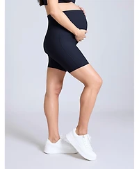 Motherhood Maternity 6 1/2" Ribbed Biker Short