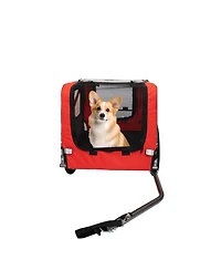 Outdoor Heavy Duty Foldable Utility Pet Stroller Dog Carriers Bicycle Trailer