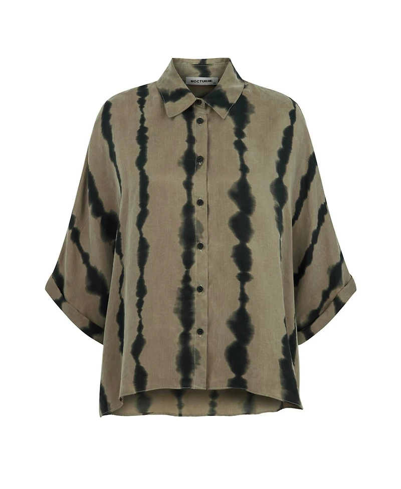 Nocturne Women's Flowy Printed Shirt