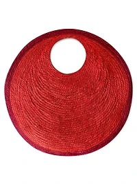 Solo Tomato Large Jute Bag In Red