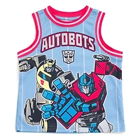 Transformers Toddler Boys Mesh Jersey Athletic Tank Top and Basketball Shorts Outfit Set