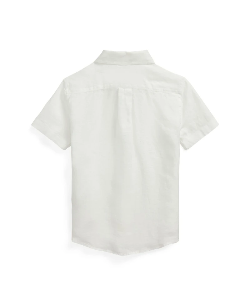 Polo Ralph Lauren Toddler and Little Boys Linen Short-Sleeve Shirt