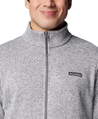 Columbia Men's Alto Pass Textured Knit Sweater Fleece Zip-Front Jacket
