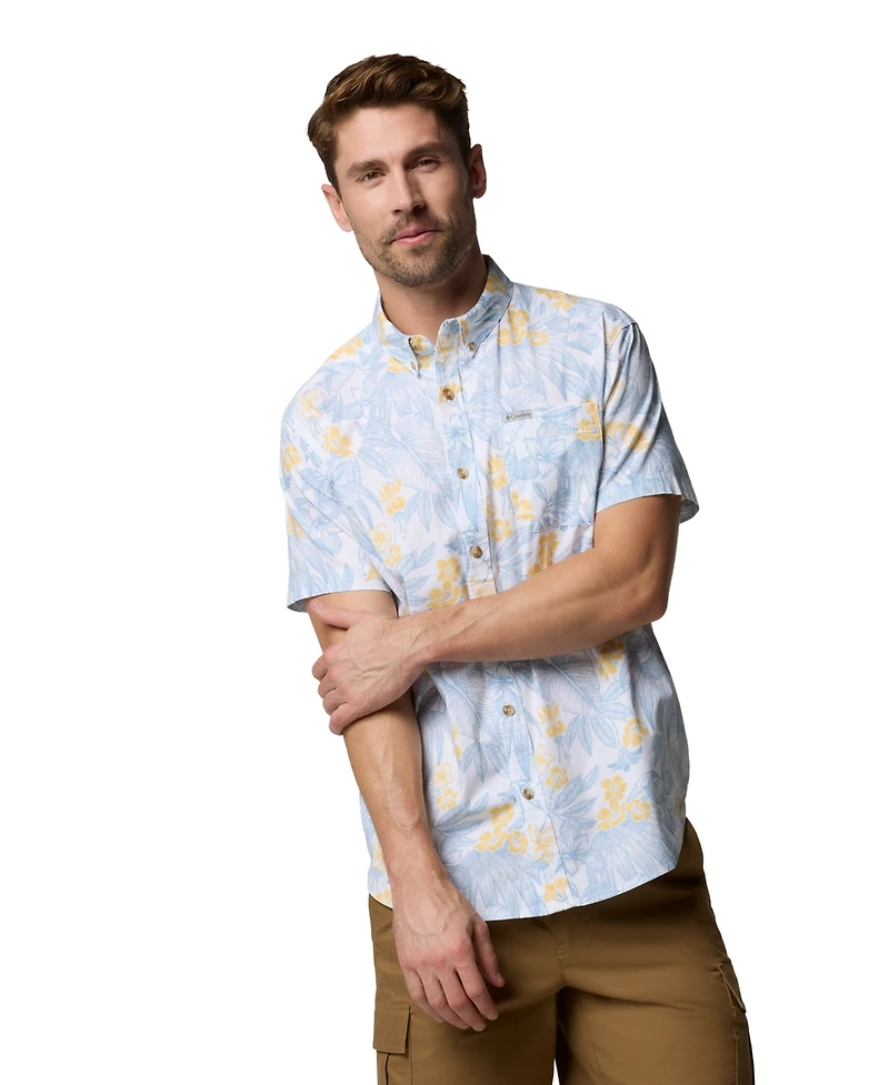 Columbia Men's Rapid Rivers Printed Short Sleeve Shirt