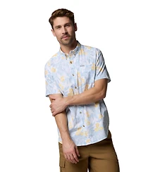Columbia Men's Rapid Rivers Printed Short Sleeve Shirt