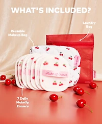 MakeUp Eraser 8-Pc. Cherry Crush Makeup-Removing Cloth Set